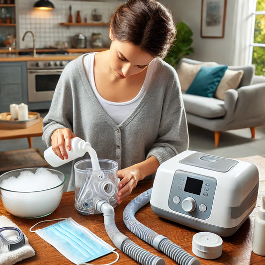 Cleaning your CPAP machine and accessories