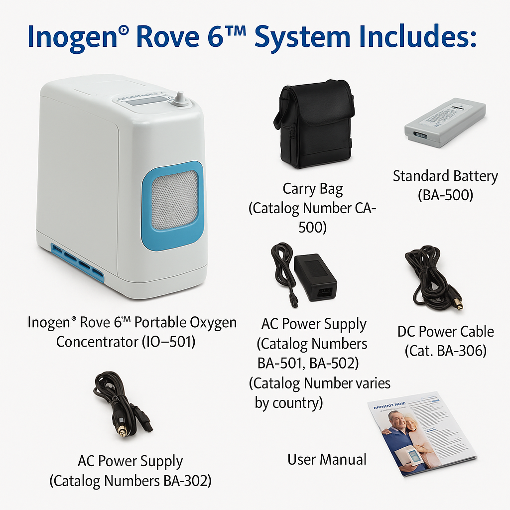 Inogen Rove 6 Portable Oxygen Concentrator