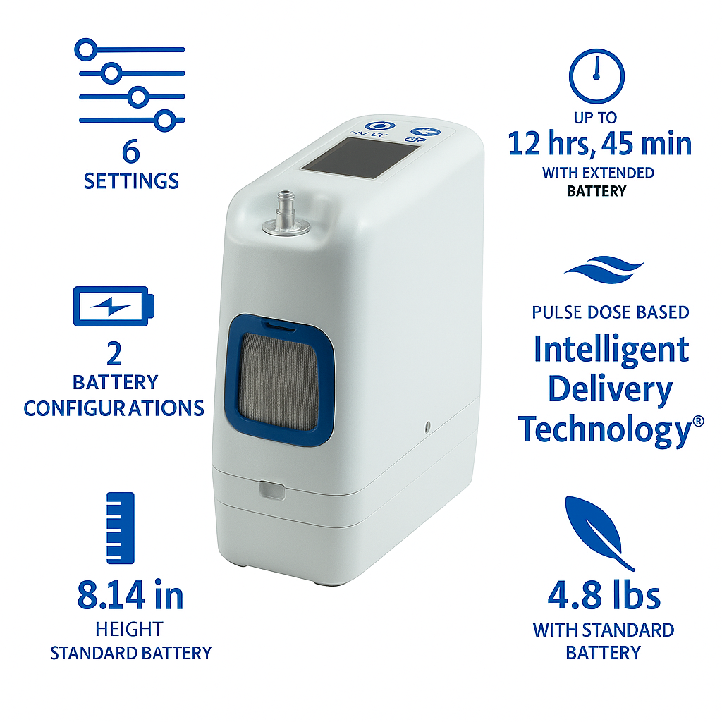 Inogen Rove 6 Portable Oxygen Concentrator