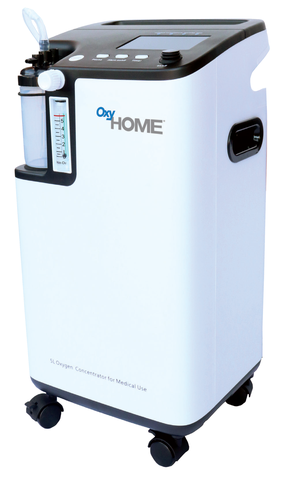 OxyHomeTM Stationary 0-5 LPM Concentrator Three year warranty for concentrator, including all components and sieve beds.