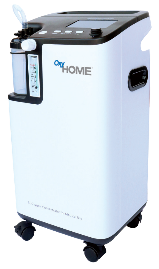 OxyHomeTM Stationary 0-5 LPM Concentrator Three year warranty for concentrator, including all components and sieve beds.