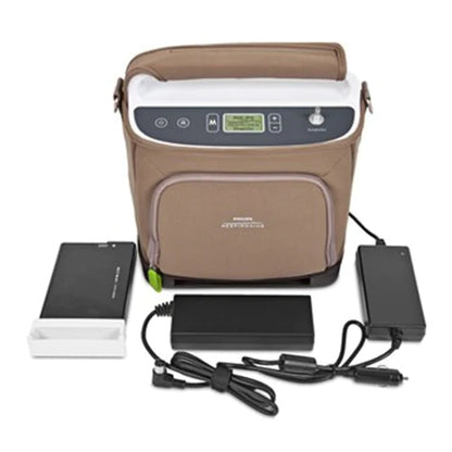 Philips Respironics Simply Go Portable Oxygen Concentrator with Mini Dolly